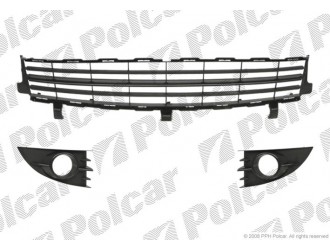 Решетка переднего бампера левая+правая