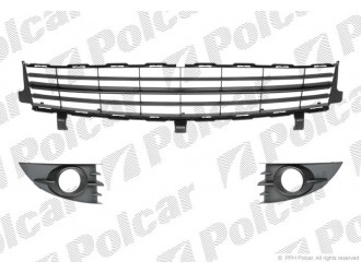 Решетка переднего бампера левая+правая
