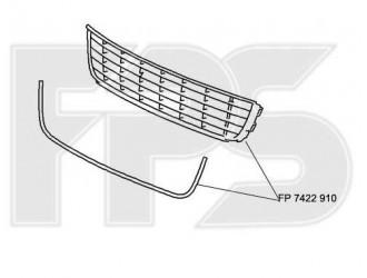 Решётка переднего бампера средняя